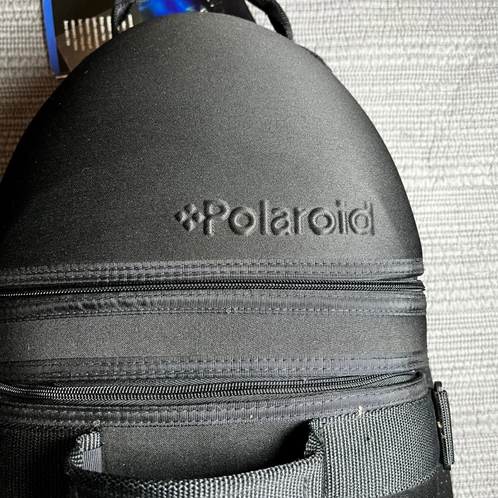 Vintage Polaroid Video Bag Camera Case Hardshell Padded Black NWT Retro Gear